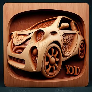 3D мадэль Toyota iQ (STL)